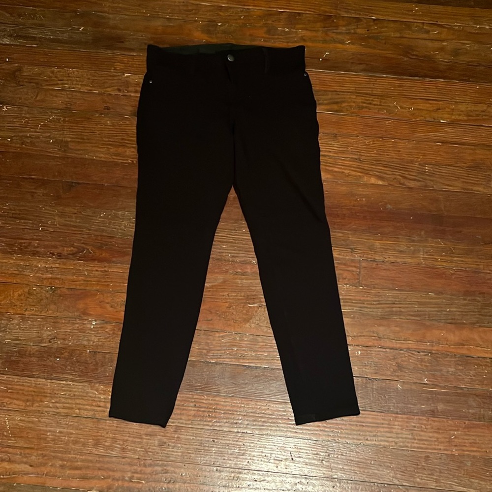Black skinny stretch pants